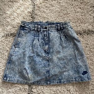 Vintage Nike Challenge Court Denim Tennis Skirt